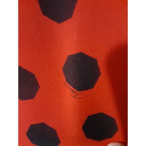 TRINA TURK Ladybug SILK BLACK RED POLKA DOT PEPLUM SHEATH PARTY WORK DRESS 10 - Picture 5 of 10
